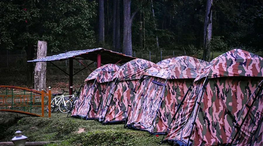 Private tent stay at Camping Dandeli