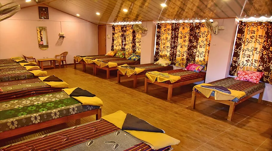 Dormitory room at Dandeli River Edge Resort