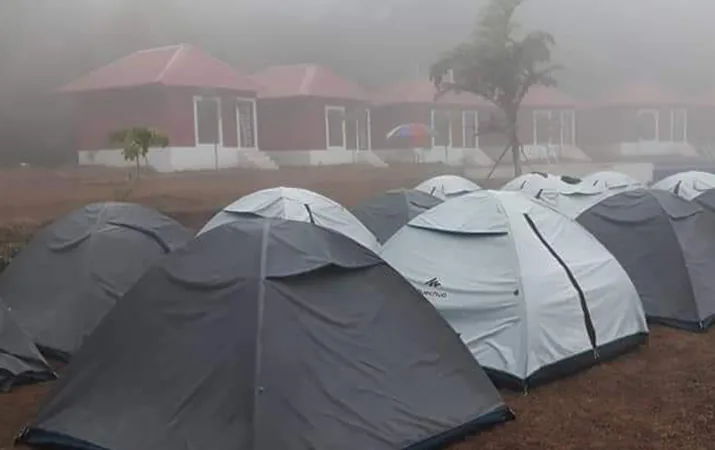 Camping tent at Dark Forest Resort Homestay Dandeli