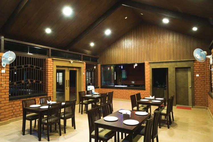 Forest-edge accommodation at Dew Drops Resort Dandeli