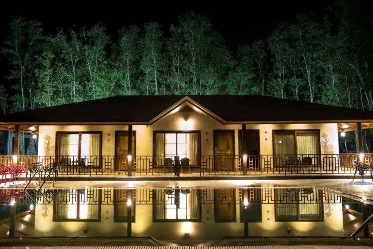 Swimming pool resort package in Dandeli